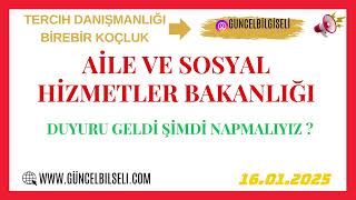 Ai̇le Ve Sosyal Hi̇zmetler Bakanliği Duyuru Geldi̇ Şi̇mdi̇ Napmaliyiz ? Göreve Ne Zaman Başlanacak ?