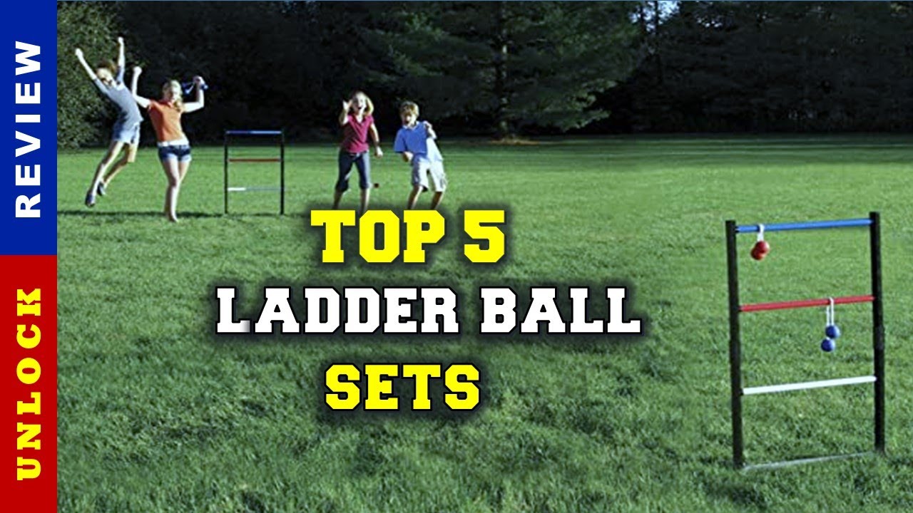 Ladder Golf Double Ladder Ball Game - Extreme Metal Edition