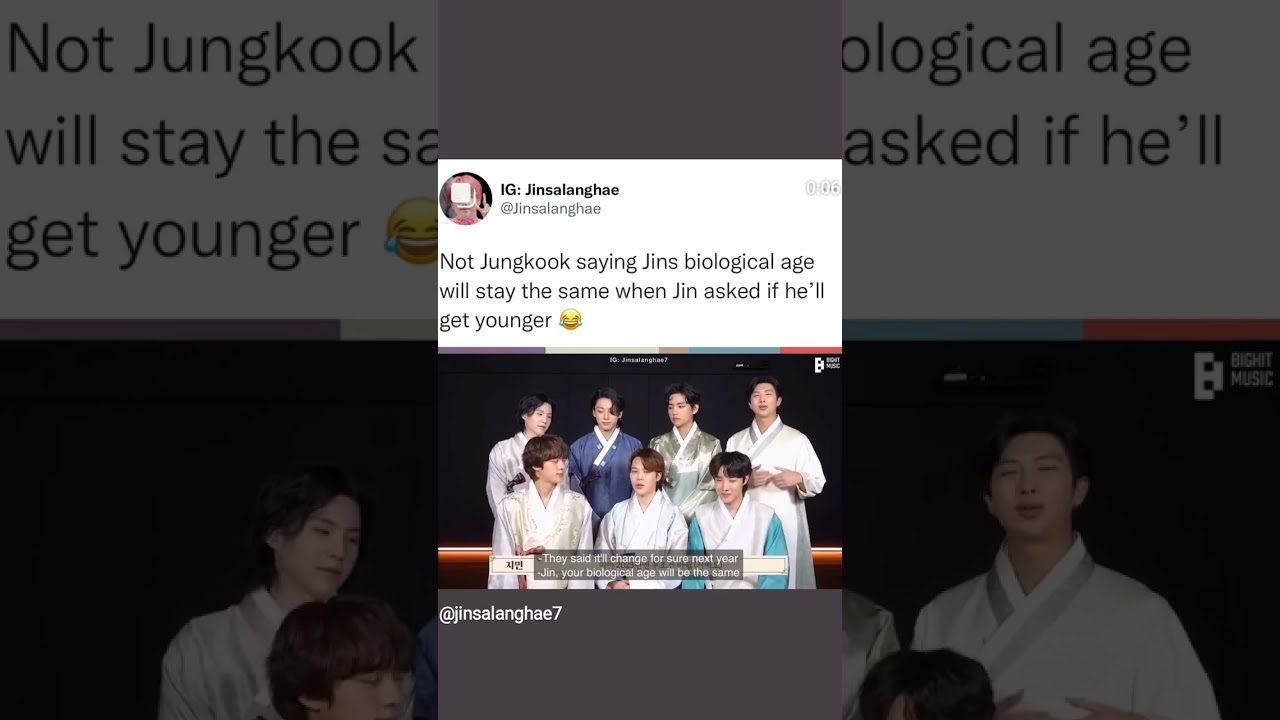 Ver jungkook never stop teasing jin about his age #bts en YouTube Ver jungkook never stop teasing jin about his age #bts en YouTube