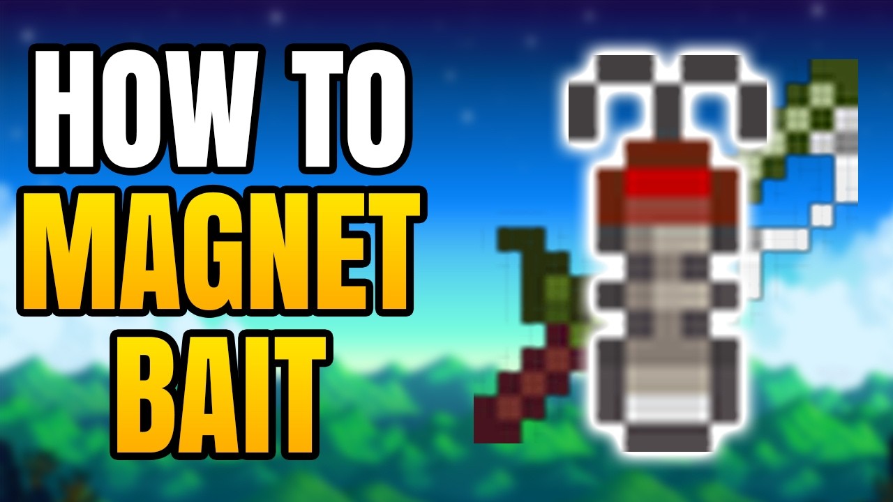 Stardew Valley – How To Get And Use The Magnet Bait - YouTube