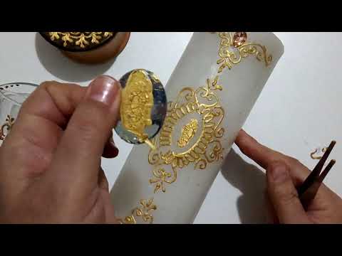 لماذا الاكريليك لا يثبت على سطح الشمعة و يتقشر