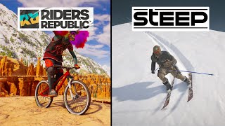 Riders Republic VS Steep | PS5 Comparison