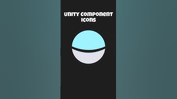 Can you recognise these Unity component icons? #unity #icons #gamedev
