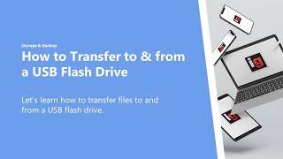 how to transfer to & from a usb flash drive to a computer using windows 10