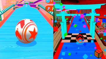 Sky Rolling Ball vs Reverse Speed  Run   Walkthrough ,iOS Android Colour  Run New Update (Part 125)