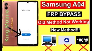 Samsung A04 (SM-A045F) FRP Bypass Google Account Android 12 Done 10000%% A04s frp bypass