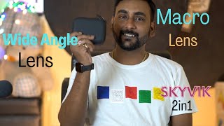 Mobile Camera Lens Skyvik 2 In 1 Lens Review Lenses For Mobile Phone