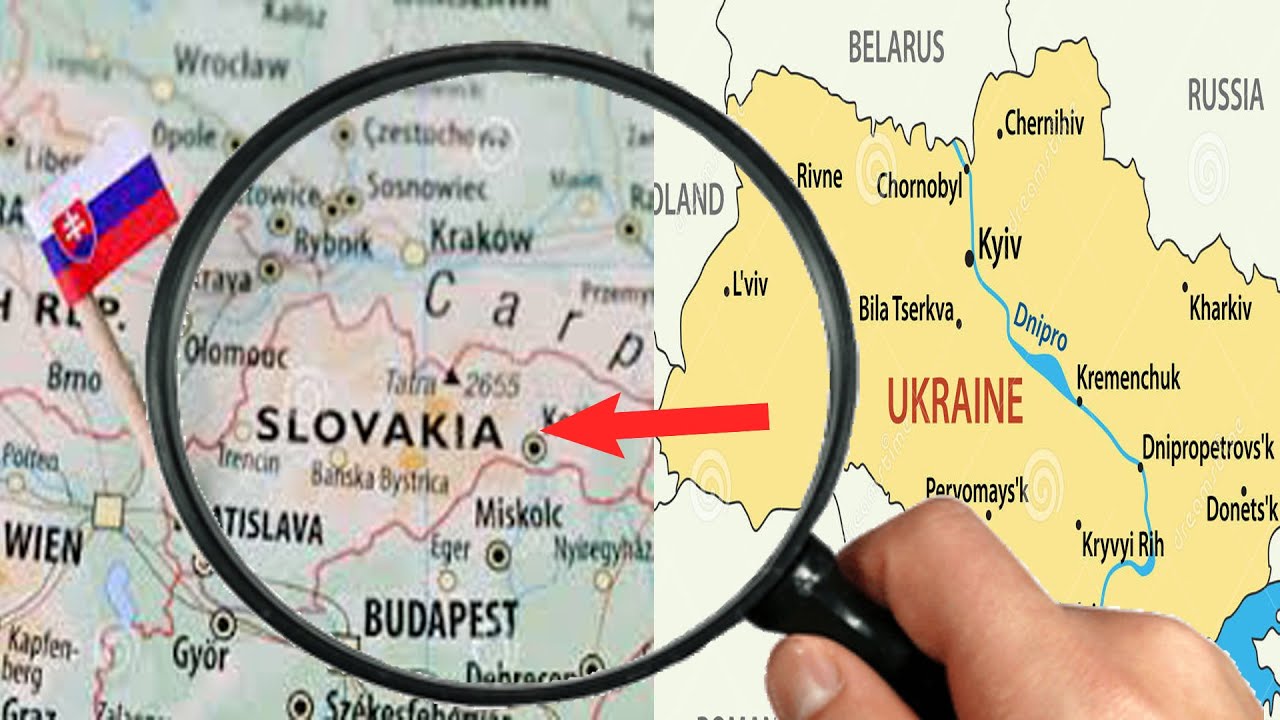 Подробная карта Словакии - Detailed map of Slovakia - YouTube