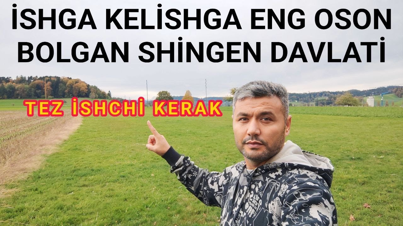 İshga kelishga eng oson bolgan shingen davlati / Ишга боришга энг осон бўлган давлат