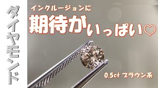 お宝インクルージョン?!期待がいっぱいな【ダイヤモンド】0.5ct 