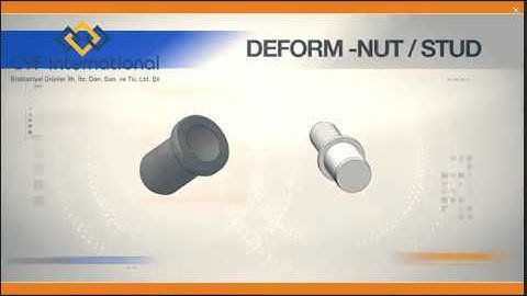 DEFORM NUT/STUD