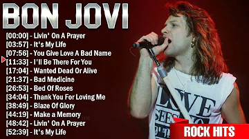 Bon Jovi Best Rock Songs Playlist Ever ~ Greatest Hits Of Full Album