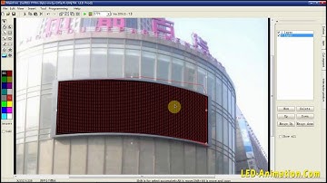[Open 6].How to make a screen animaion with neonplay and neonedit or  led animation software