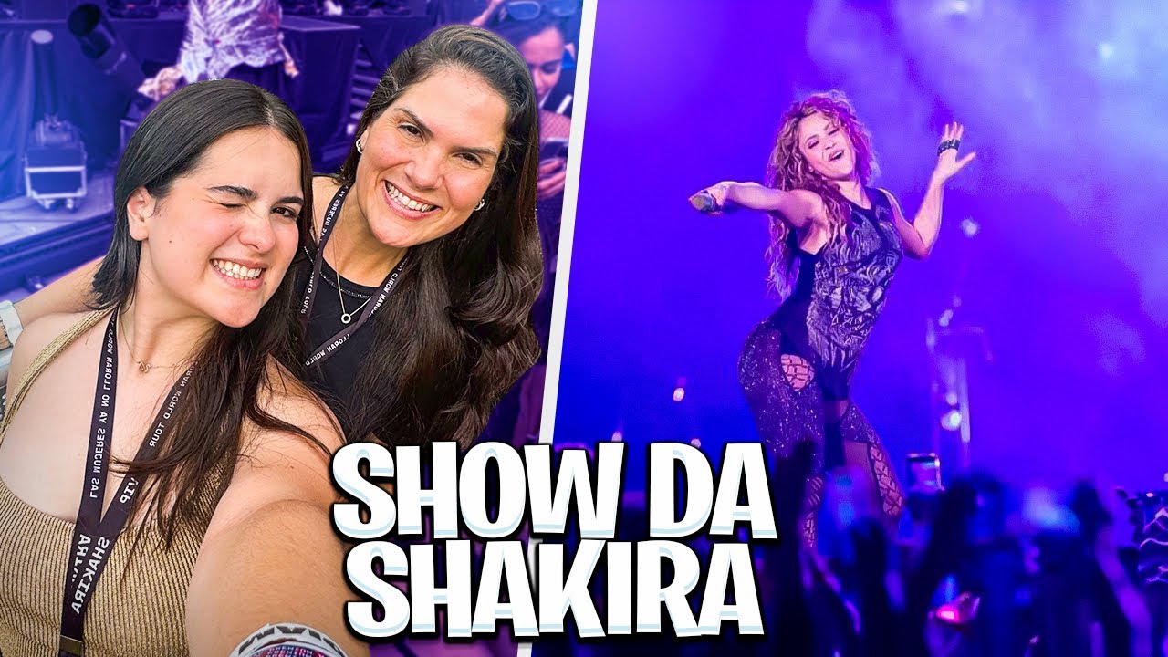 FINALMENTE LEVEI MINHA MÃE NO SHOW DA SHAKIRA E ELA …