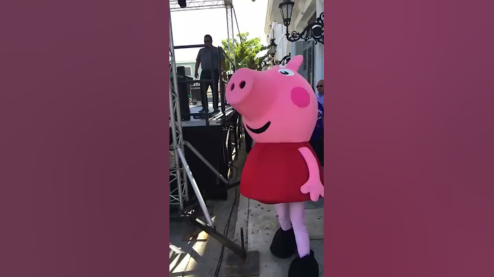 Caida de George, de Peppa Pig en Guayama