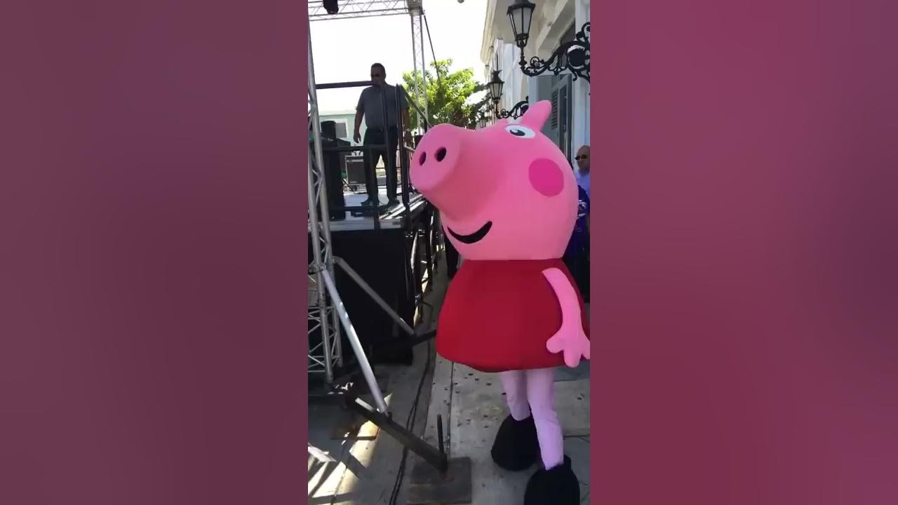 Caida de George, de Peppa Pig en Guayama