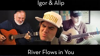 Alip Ba Ta Reaction - River Flows In You - Yiruma  Igor Presnyakov   // (이루마) // Guitarist Reacts