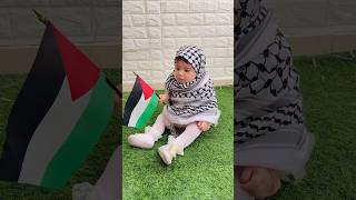 اصغر مشاركة بحملة ارفع علمك الفلسطينية ❤️🇵🇸 #محمد_المنسي