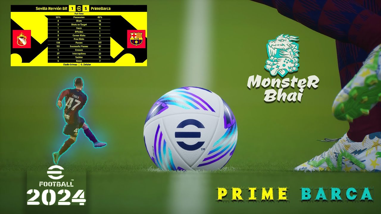 Prime Barca Heat Gameplay | eFootball 2024