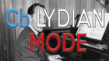 Cb LYDIAN MODE in 30 SECONDES - ANIMATED MUSIC THEORY TUTORIAL