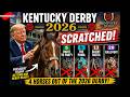 Four scratches at the Kentucky Derby for the Four Horsemen of the Apocalypse