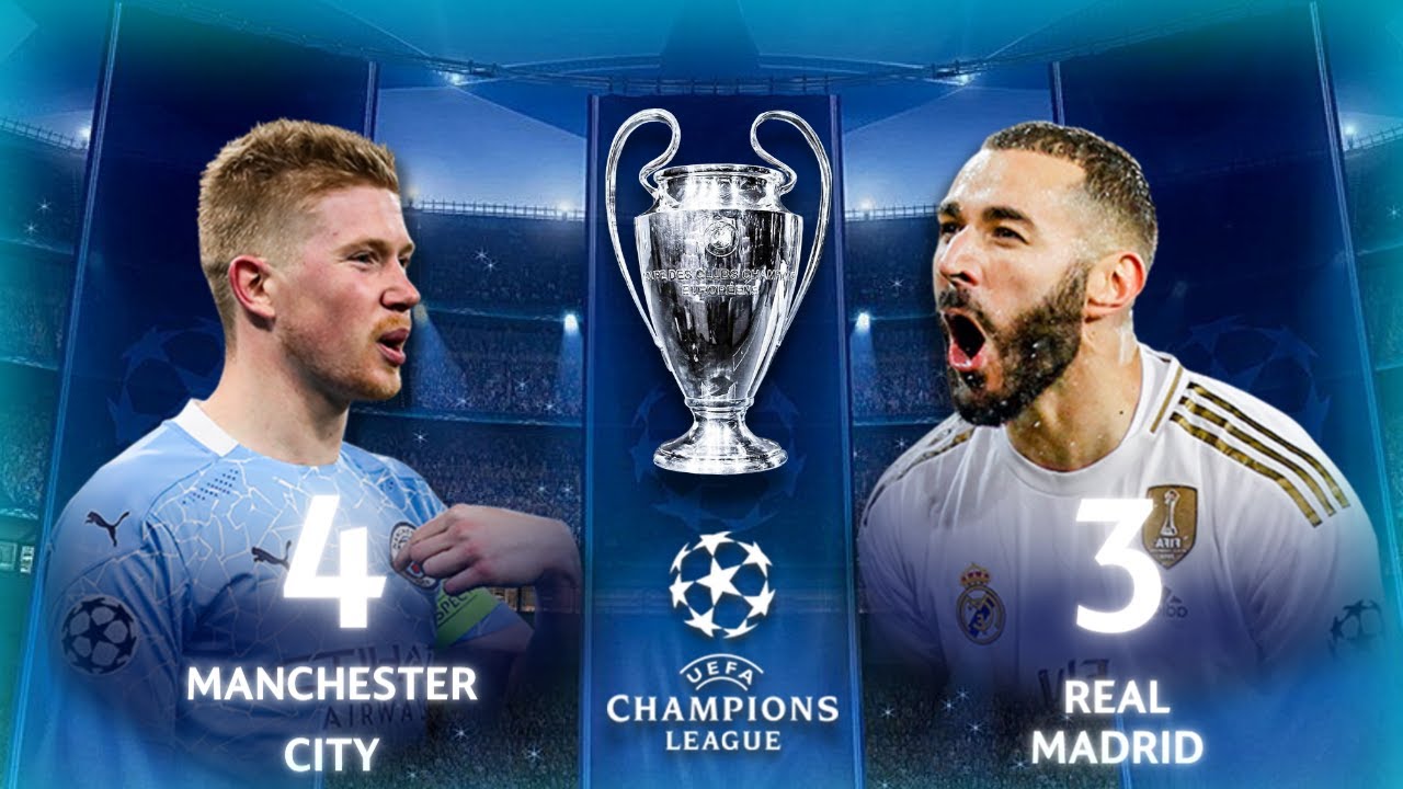 MAN. CITY 4 X 3 REAL MADRID - O MELHOR JOGO DO ANO - GOLS E ANALISES ...