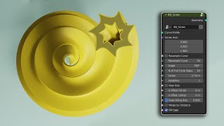 Building the Screw Modifier with Geometry Nodes in Blender 3.4