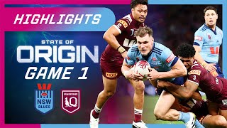 Thumbnail for 2025 State of Origin Highlights: QLD v NSW - Game 1 | NRL on Nine