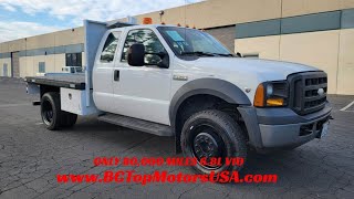 2006 Ford F450 Flatbed/Stakebed 80K Miles www.BcTopMotorsUSA.com