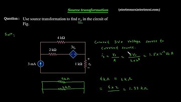 Source transformation 9 | Electrical Engineering