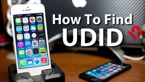 How To Find Your UDID On Your iPhone iPod Touch & iPad