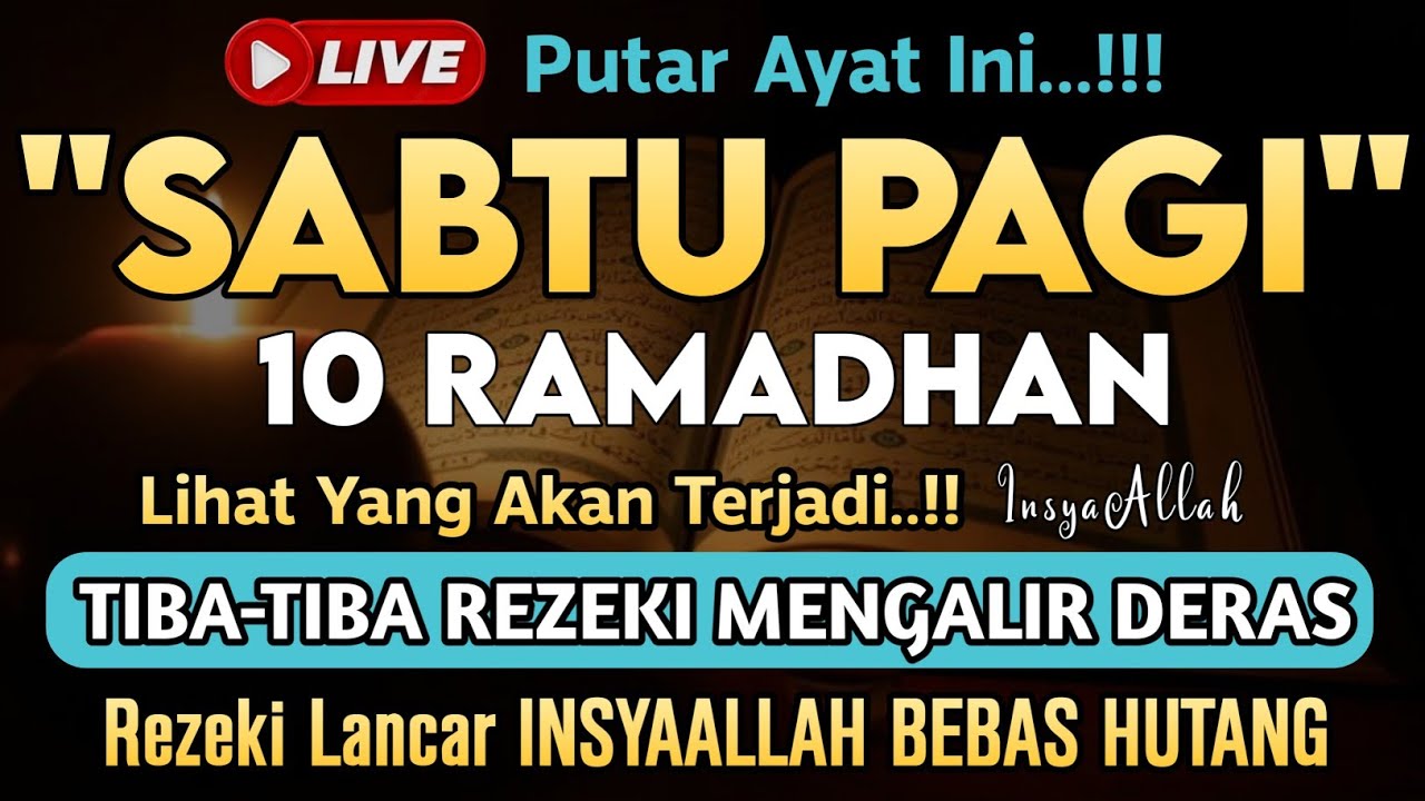 🔴LANGSUNG DIKABULKAN..‼️CUKUP PUTAR SEKALI DAN DENGARKAN, 100 RIBU MALAIKAT TURUN | REZEKI LANCAR