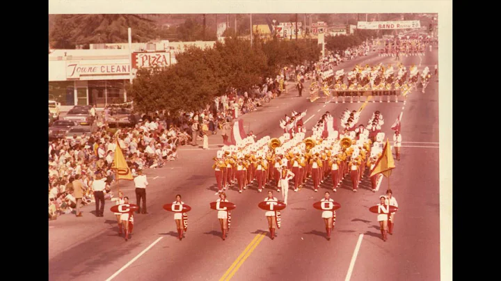 Colton High School Marching Band - Purple Pageant - 1975
