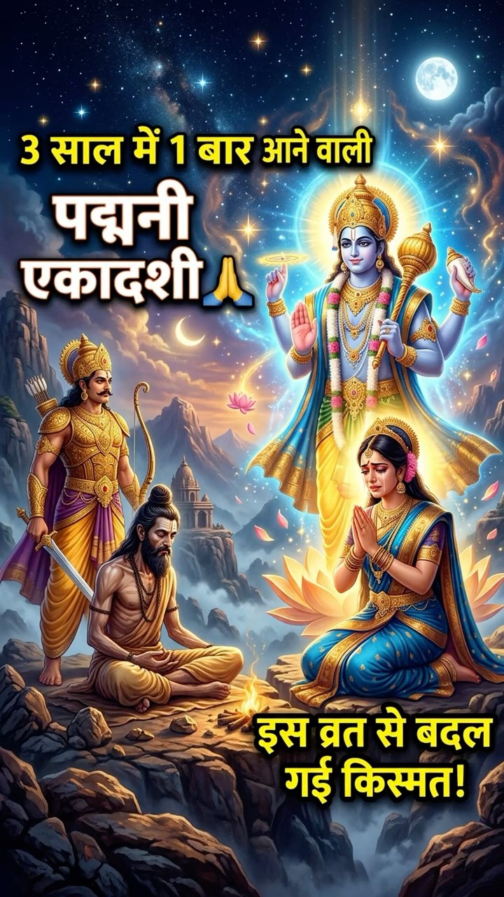  पद्मिनी एकादशी व्रत-कथा - Padmini Ekadashi Katha