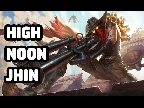 HIGH NOON JHIN SKIN SPOTLIGHT LEAGUE OF LEGENDS
