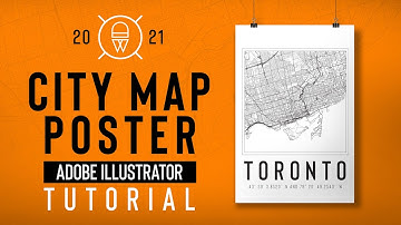 City Map Poster - Adobe Illustrator Tutorial