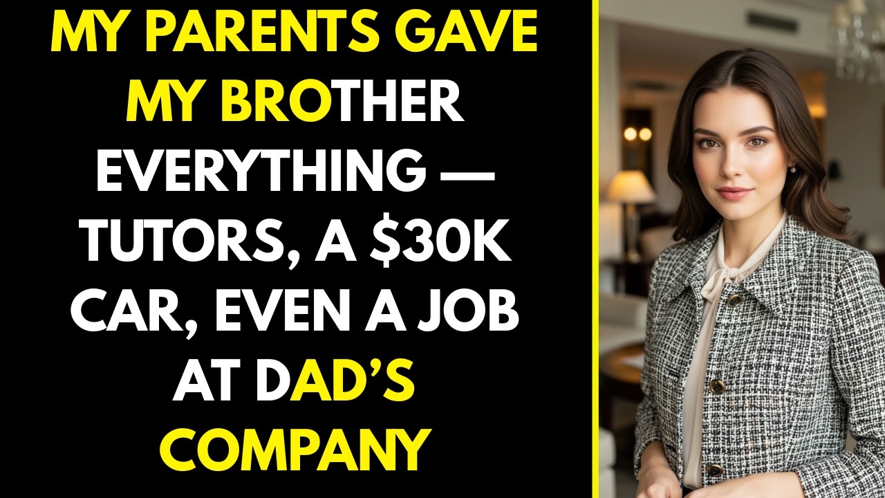 My Parents Gave My Brother Everything — Tutors, a $30K Car, Even a Job at Dad’s Company