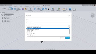 Fusion 360: Export Options