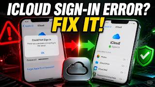 How to fix the icloud error Could Not Sign In