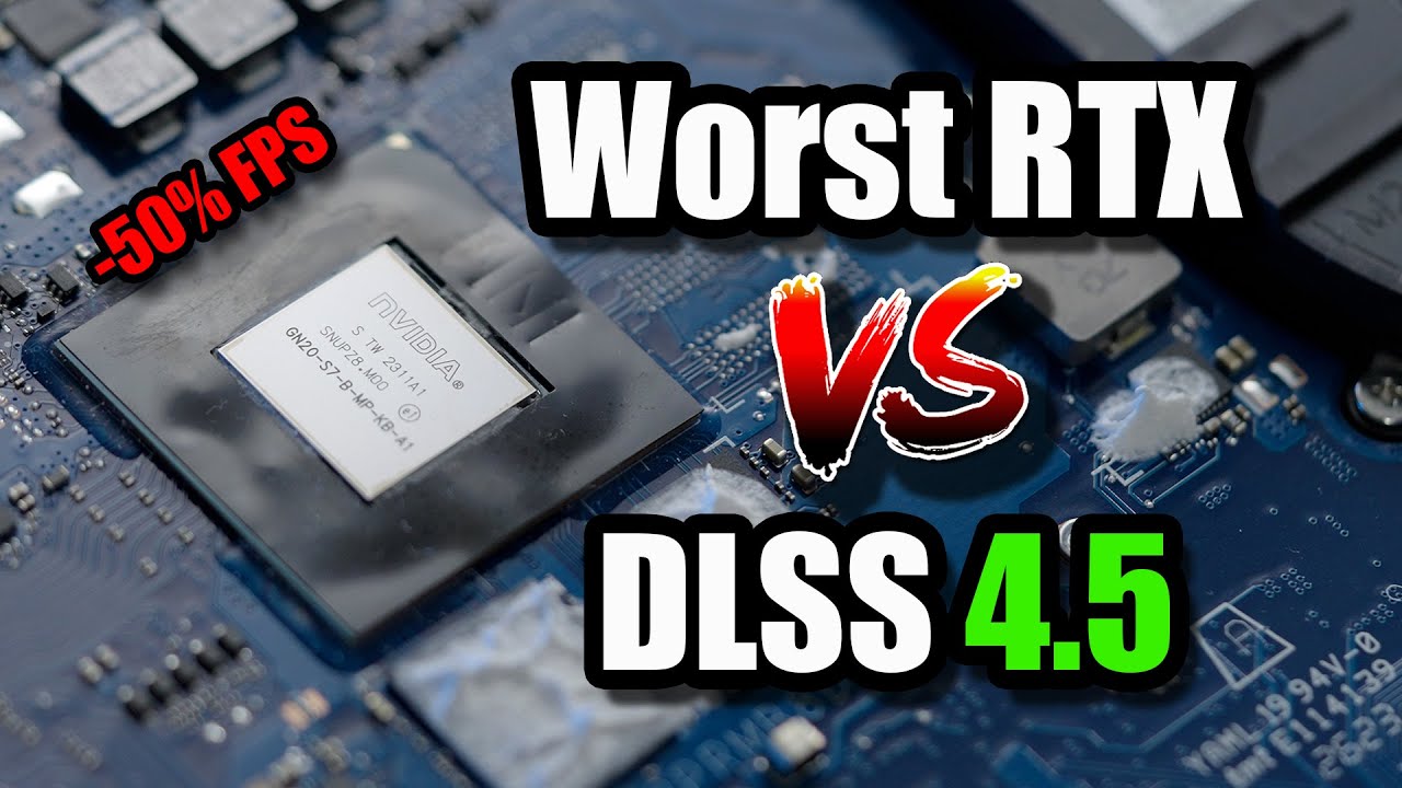 DLSS 4.5 Vs The Worst RTX Graphics Card...