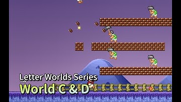 Mario Worker: Letter Worlds Series  · World C & D Walkthrough