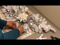 EASY DOLLAR TREE DIY GLAM SWAG WREATH | DIY WINTER CENTERPIECE | WINTER WONDERLAND DIY