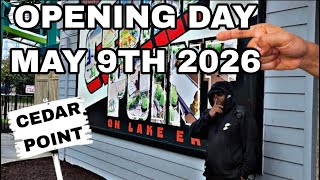Cedar Point Opening Day 🎢 | May 9, 2026 – The Park Is BACK!
