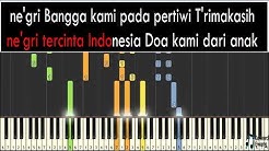 Karaoke DOA ANAK NEGERI (Chrisye) Nada Cewek Do=C | Lagu Wajib Fls2n SD 2019  - Durasi: 3:53. 