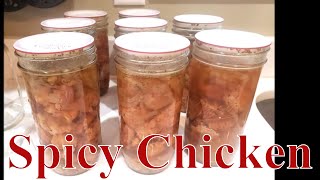 2020 Canning Roasted Spicy Chicken With Linda's Pantry