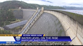 Water levels at Shasta Lake increase nearly 16 feet in the past week, lake level now at 77% capacity