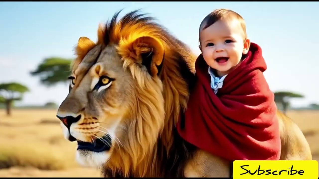 Baby Miraculously Saved When Lion and Monkey Risk Life Against Tiger | Miracle Jungle Rescue