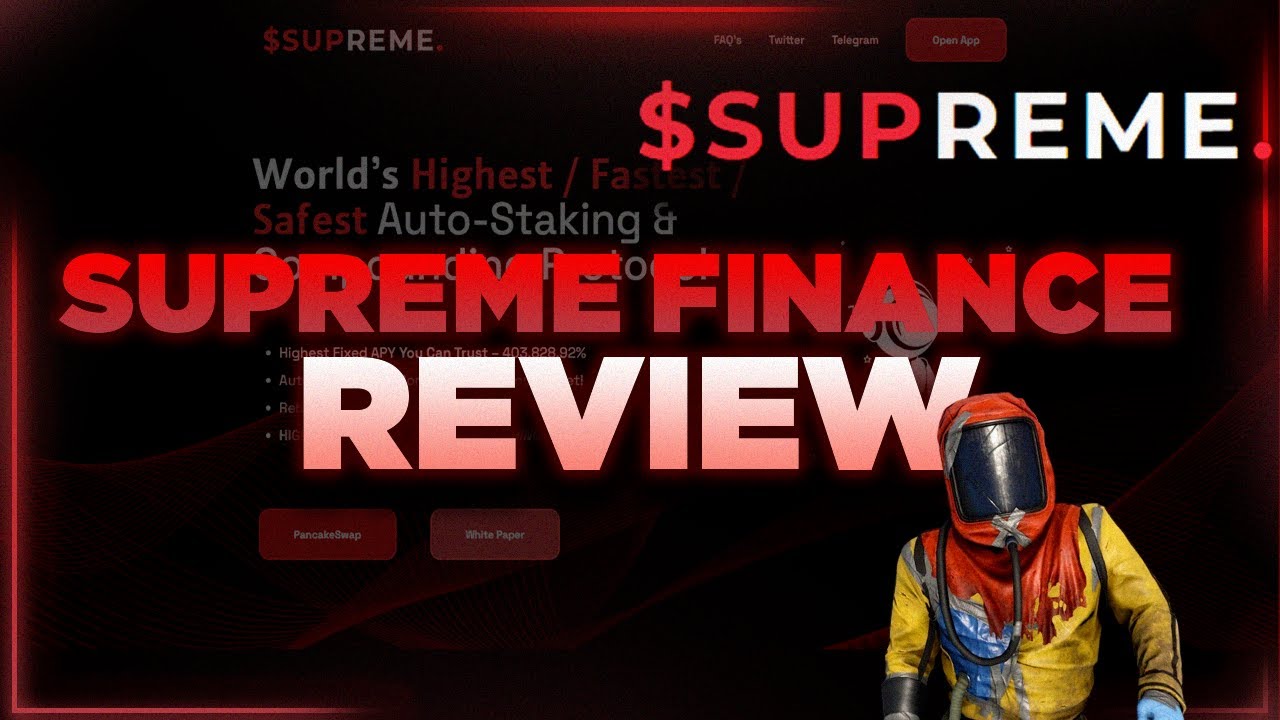Supreme Finance Review YouTube