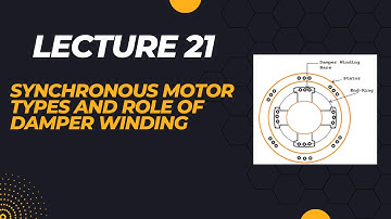 Lecture 21: Synchronous motor types and role of damper winding