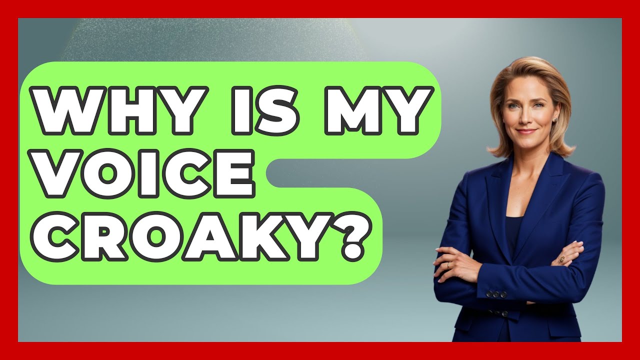 Why Is My Voice Croaky? - Ear Nose Throat Expert
